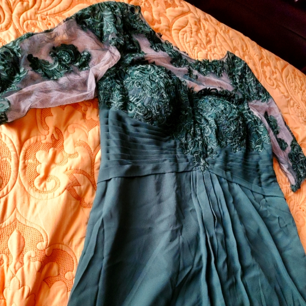 Gorgeous Embroidered Lace Cocktail Dress
